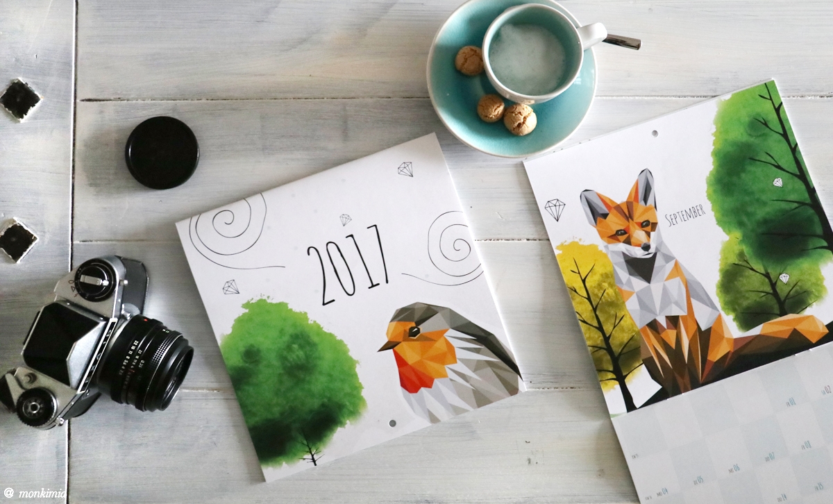 Broschürenkalender 2017 Design Monkimia Laserline