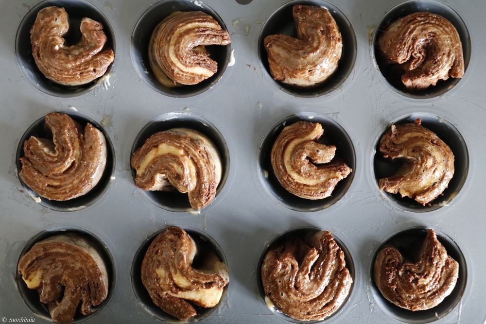 Schokoladen Muffins touriert