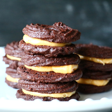Salzkaramell Schokoladen Kekse