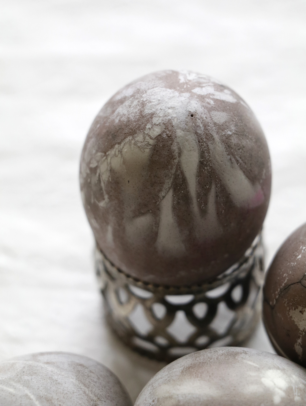 Ostereier Stone Optik