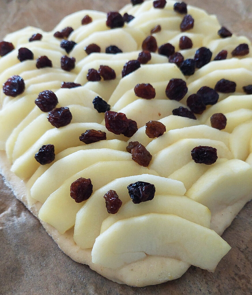 Apfelstreuselkuchen wenig Hefe ueber Nacht